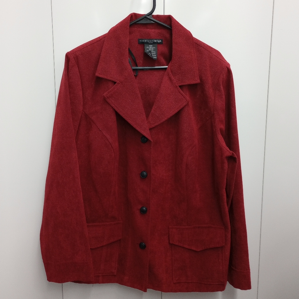 18W Women's Dark Red blazer
